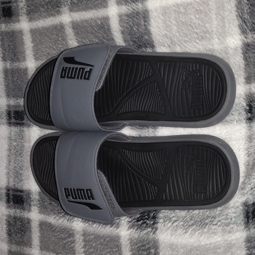 Puma strap on slides